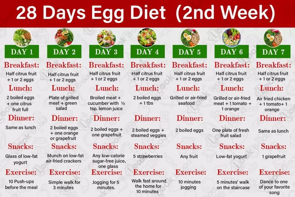 28 Day Egg Diet - Week Two