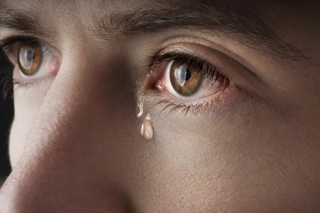 Are tears bad for your skin